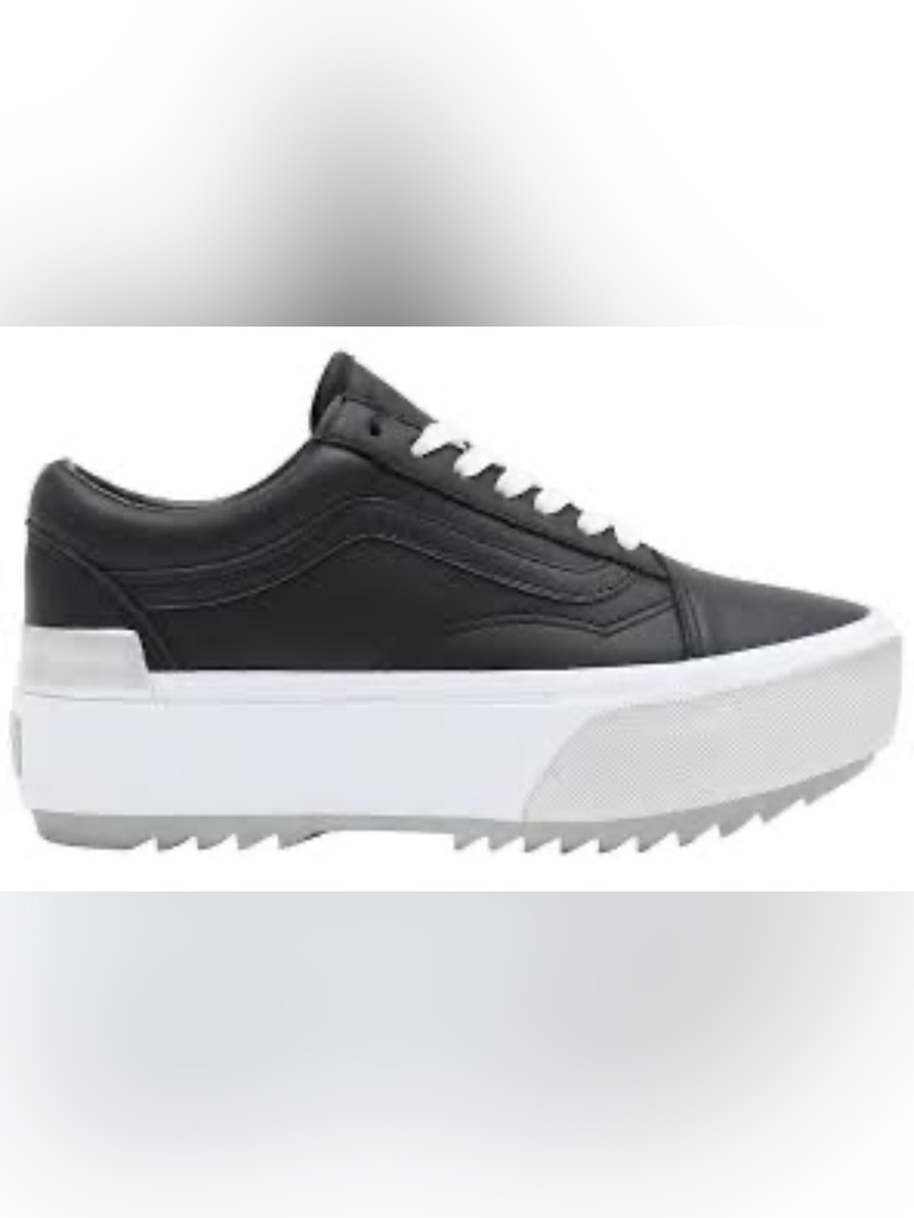 Van’s Black Platform Sneaker - NEW Classic Low Top; women’s 7; Men’s 5.5 NWOT